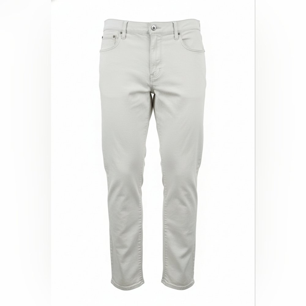 Lucky Brand Men's Slim Straight Jeans in Light Cream